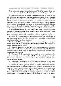 Ordenación de la plaza de Peñaranda de Duero (Burgos) / Luis Menéndez Pidal | Biblioteca Virtual Miguel de Cervantes