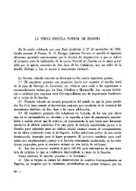 La nueva Escuela Normal de Segovia / Enrique Lafuente Ferrari | Biblioteca Virtual Miguel de Cervantes