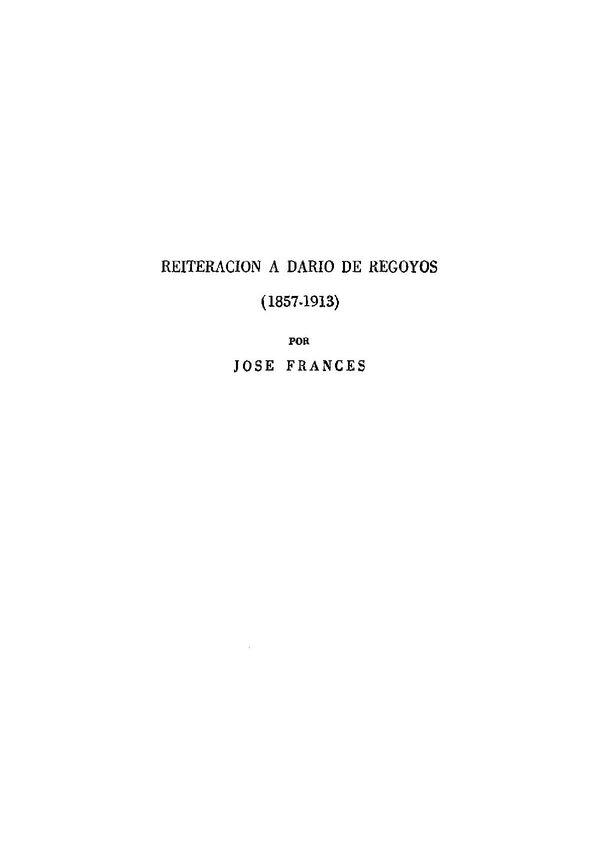 Reiteración a Darío de Regoyos (1857-1913) / por José Francés | Biblioteca Virtual Miguel de Cervantes