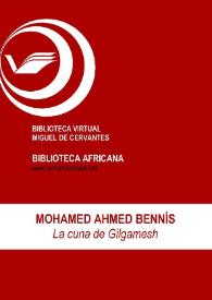 Portada:La cuna de Gilgamesh / Mohamed Ahmed Bennís; Enrique Lomas López (ed.)
