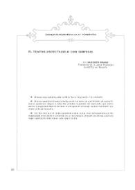 Portada:El teatro-espectáculo con síntesis / por Alberto Omar