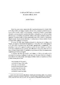 "La égloga II" de Virgilio, en imitación de Andrés Bello (ca. 1807) / Andrés Tabárez | Biblioteca Virtual Miguel de Cervantes