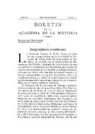 Antigüedades emeritenses / José Ramón Mélida | Biblioteca Virtual Miguel de Cervantes