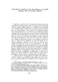 Portada:Realidad y misterio en \"Palabras a la oscuridad\", de Francisco Brines / José Olivio Jiménez