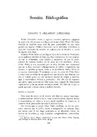 Más información sobre Ensayo y creación literaria. [Uslar Pietri. Veinticinco ensayos]