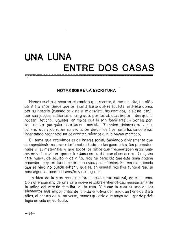 "Una Luna entre dos casas" / por Suzanne Lebeau | Biblioteca Virtual Miguel de Cervantes
