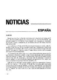 Portada:Boletín Iberoamericano de Teatro para la Infancia y la Juventud, núm. 33 (abril-septiembre 1984). Noticias