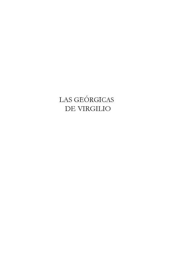 Las Geórgicas de Virgilio / traducidas en verso castellano, con un prólogo y notas, por D. Juan de Arona | Biblioteca Virtual Miguel de Cervantes