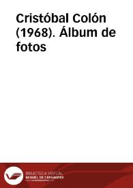 Portada:Cristóbal Colón (1968). Álbum de fotos