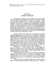 Género y traducción | Biblioteca Virtual Miguel de Cervantes