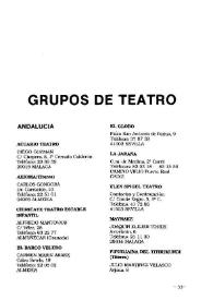 Portada:Grupos de teatro