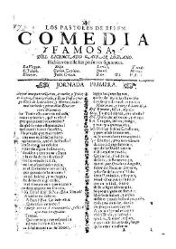 Portada:Los pastores de Belen / de Licenciado Gaspar Lozano