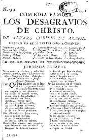 Portada:Los desagravios de Christo / de Alvaro Cubillo de Aragon