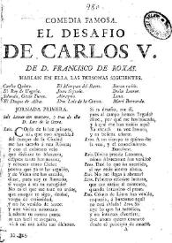 Más información sobre El desafio de Carlos V / de Don Francisco de Roxas