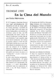 Portada:Tromso 1999 : En la cima del mundo / por Niclas Malmcrona