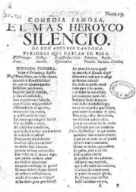 El Mas Heroyco Silencio / de Don Antonio Cardona | Biblioteca Virtual Miguel de Cervantes
