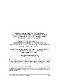 Portada:Modularidad e hipertextualidad: análisis descriptivo de algunas portadas de \"El Diario El Austral de La Araucanía\" desde 1916 a la actualidad / Luis Nitrihual Valdebenito... [et.al.]