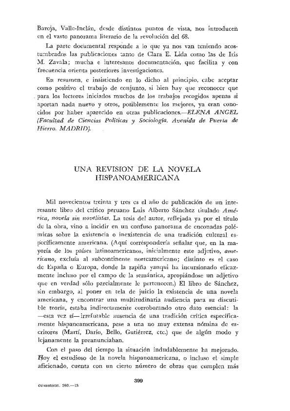 Una revisión de la novela hispanoamericana [Reseñas] / Juan Carlos Curutchet | Biblioteca Virtual Miguel de Cervantes