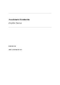 Anecdotario Hondureño / Froylán Turcios | Biblioteca Virtual Miguel de Cervantes