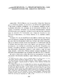 "Luces de bohemia" y "Tiempo de silencio" : dos concepciones del absurdo español / José Ortega | Biblioteca Virtual Miguel de Cervantes