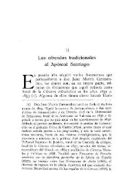 Portada:Las ofrendas tradicionales al Apóstol Santiago / Julio Puyol