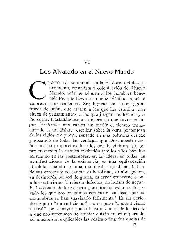 Los Alvarado en el Nuevo Mundo [I] / José de Rújula y Ochotorena y Antonio del Solar y Taboada | Biblioteca Virtual Miguel de Cervantes