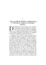 Portada:\"Así se escribe la Historia\", publicación de la \"Biblioteca popular de cuestiones actuales\" / Agustín Millares Carlo