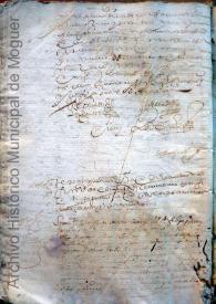 Portada:Carta de obligación. Moguer, 1613, octubre, 14