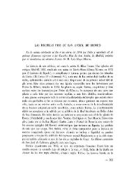 Las Escuelas Pías de San Antón, de Madrid / Luis Moya Blanco | Biblioteca Virtual Miguel de Cervantes