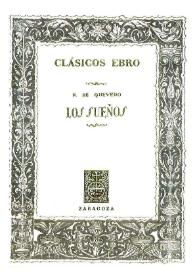Los sueños / F. de Quevedo; selección, estudio y notas por Francisco Induráin | Biblioteca Virtual Miguel de Cervantes