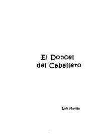 El Doncel del Caballero | Biblioteca Virtual Miguel de Cervantes