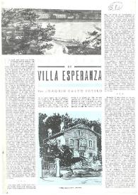 Portada:Memorias de Villa Esperanza / Joaquín Calvo-Sotelo