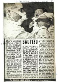 Portada:Bautizo / por Joaquín Calvo-Sotelo