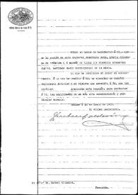 Portada:Carta de [L. Alderín?] a Rafael Altamira. México, 14 de enero de 1910