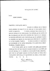 Portada:Carta de varios asturianos a Rafael Altamira. México, 15 de enero de 1910.
