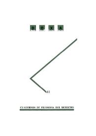 Doxa. Cuadernos de Filosofía del Derecho. Núm. 11, 1992 | Biblioteca Virtual Miguel de Cervantes