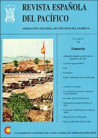 Portada:Revista Española del Pacífico. Núm. 6, Año 1996