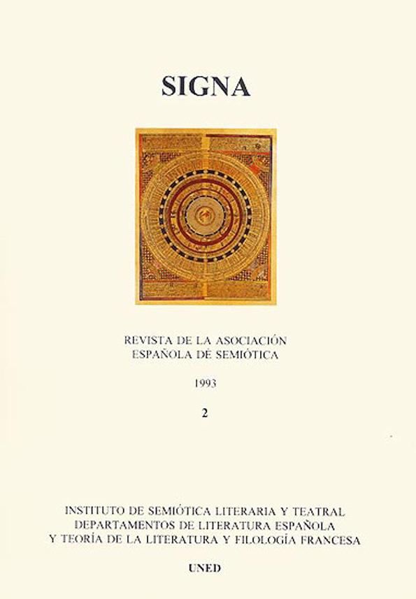 Signa : revista de la Asociación Española de Semiótica. Núm. 2, 1993 | Biblioteca Virtual Miguel de Cervantes