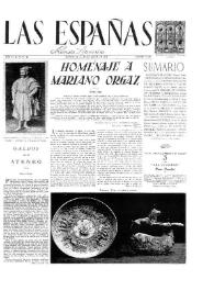 Portada:Las Españas : revista literaria. Año IV, núm. 12, abril 1949