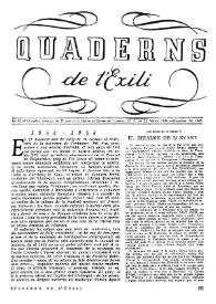 Portada:Quaderns de l'exili. Any III, núm. 13, maig-juny 1945