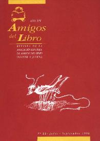 Amigos del libro. Año XIV, núm. 33, julio-septiembre 1996