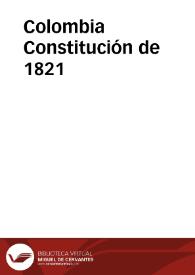 Portada:Constitución de 1821