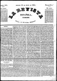 Portada:La Revista española : periódico dedicado a la Reina Ntra. Sra. Núm. 216, viernes 16 de mayo de 1834