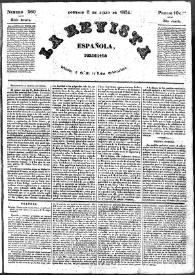 Portada:La Revista española : periódico dedicado a la Reina Ntra. Sra. Núm. 260, domingo 6 de julio de 1834