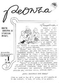 Peonza : Revista de literatura infantil y juvenil. Núm. 1, diciembre 1986