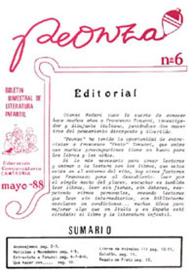Más información sobre Peonza : Revista de literatura infantil y juvenil. Núm. 6, mayo 1988