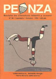 Portada:Peonza : Revista de literatura infantil y juvenil. Núm. 38, octubre 1996