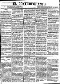 Portada:El Contemporáneo. Año II, núm. 59, jueves 28 de febrero de 1861