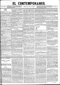 Portada:El Contemporáneo. Año II, núm. 103, domingo 21 de abril de 1861
