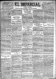 Portada:El Imparcial. 20 de octubre de 1895